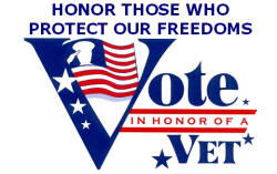 Vote in Honor of a Veteran logo